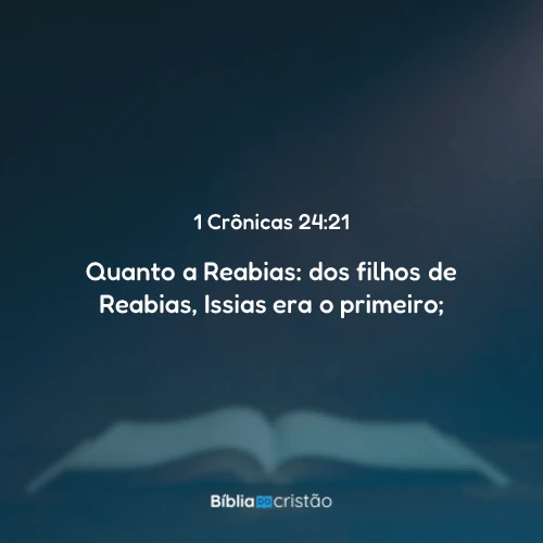 1 Crônicas 24:21