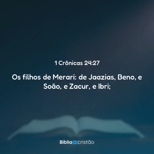 1 Crônicas 24:27