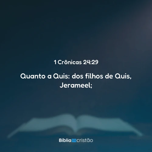 1 Crônicas 24:29