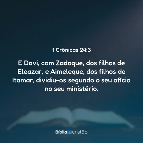 1 Crônicas 24:3
