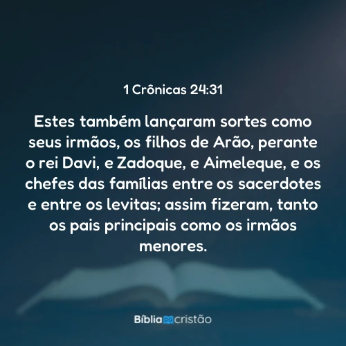 1 Crônicas 24:31