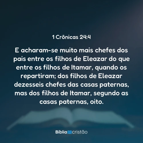 1 Crônicas 24:4
