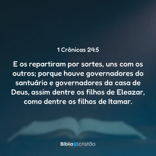 1 Crônicas 24:5
