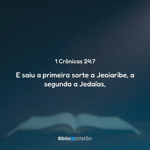 1 Crônicas 24:7