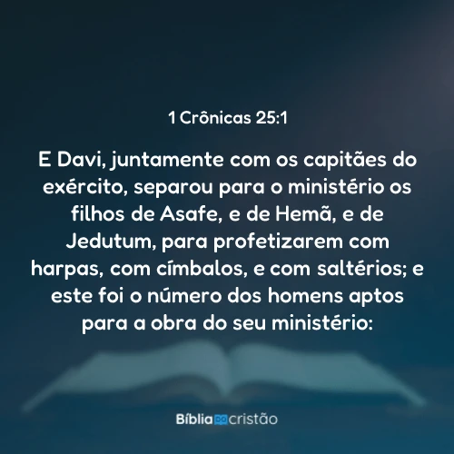 1 Crônicas 25:1
