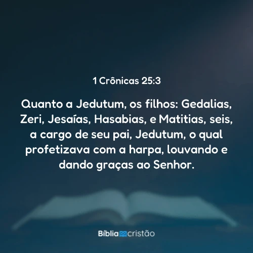 1 Crônicas 25:3