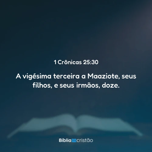 1 Crônicas 25:30