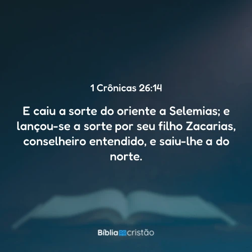 1 Crônicas 26:14