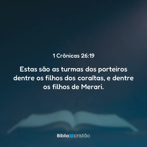 1 Crônicas 26:19