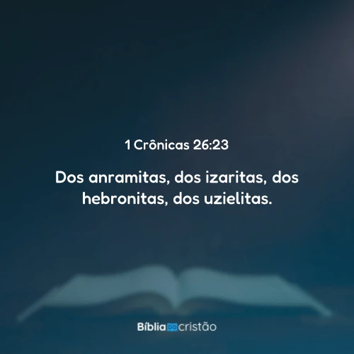 1 Crônicas 26:23