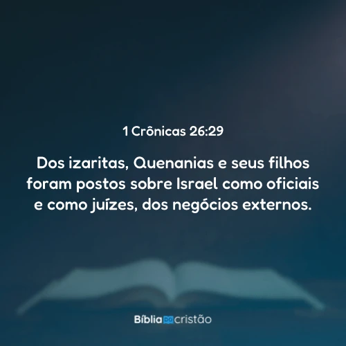 1 Crônicas 26:29