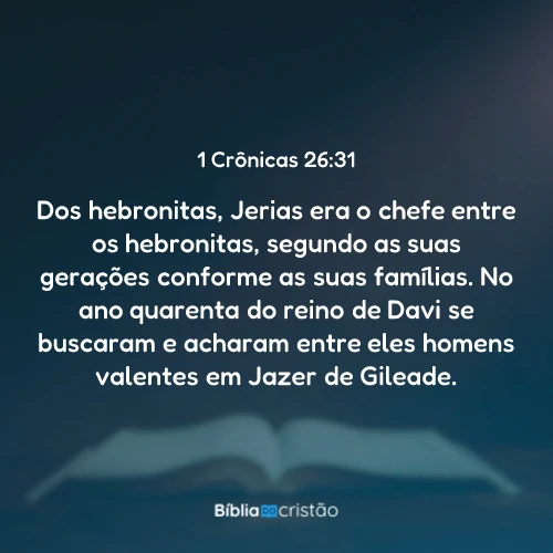 1 Crônicas 26:31