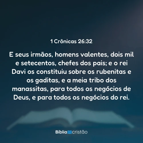 1 Crônicas 26:32