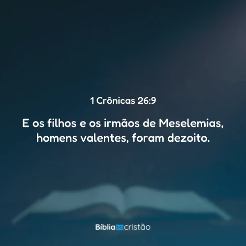 1 Crônicas 26:9