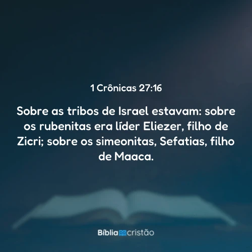1 Crônicas 27:16