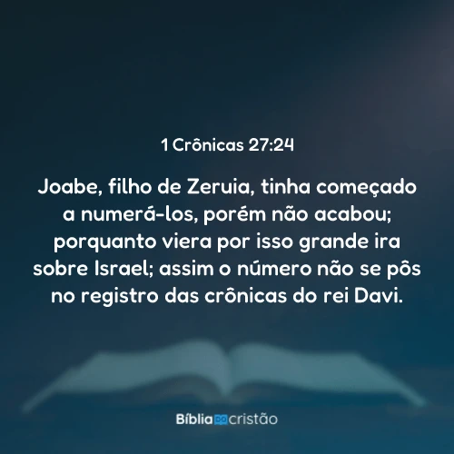 1 Crônicas 27:24