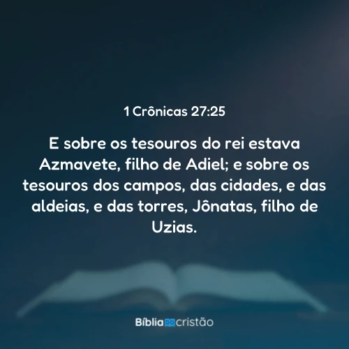 1 Crônicas 27:25