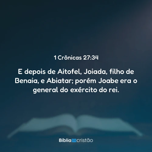 1 Crônicas 27:34
