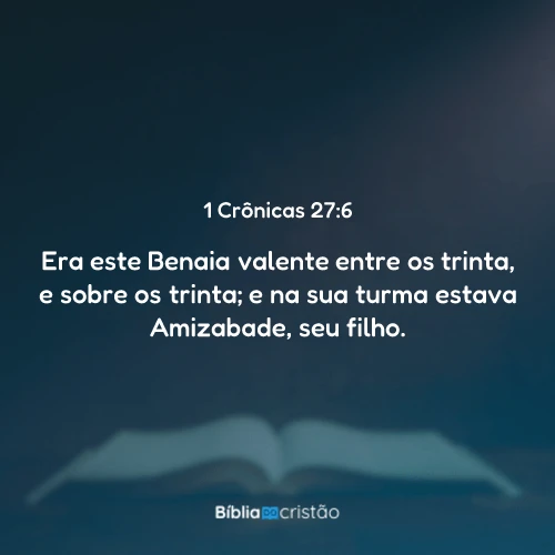 1 Crônicas 27:6
