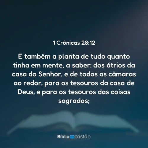 1 Crônicas 28:12