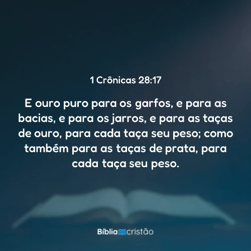 1 Crônicas 28:17