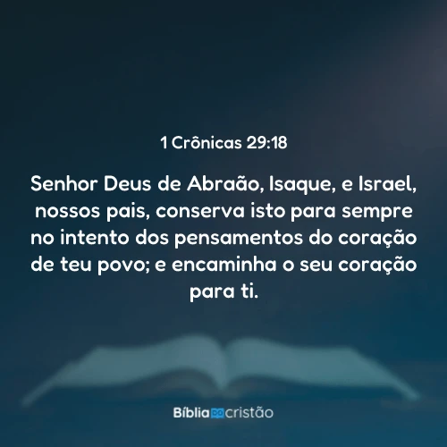 1 Crônicas 29:18