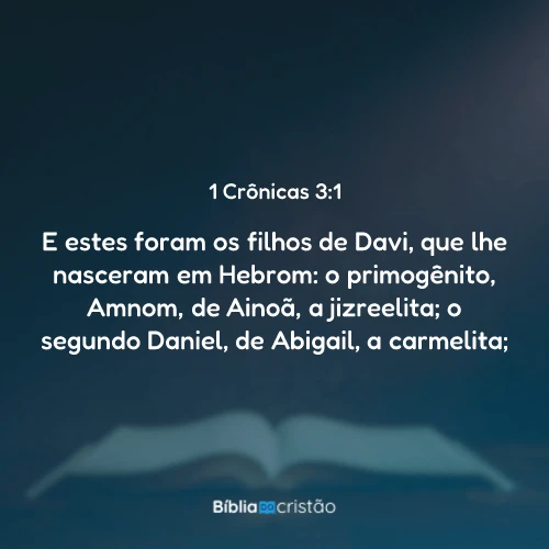 1 Crônicas 3:1