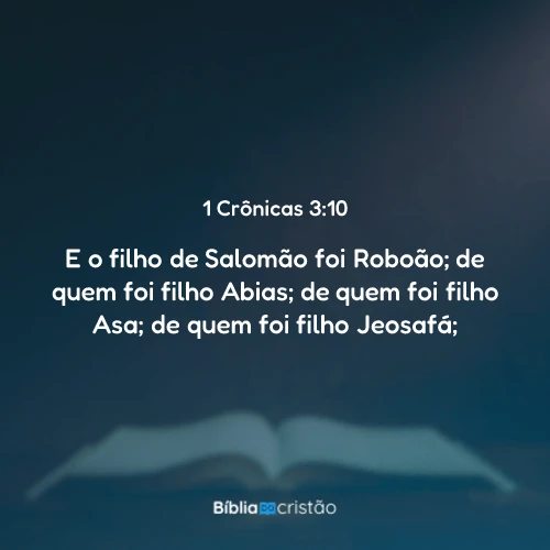 1 Crônicas 3:10