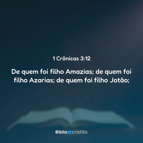 1 Crônicas 3:12