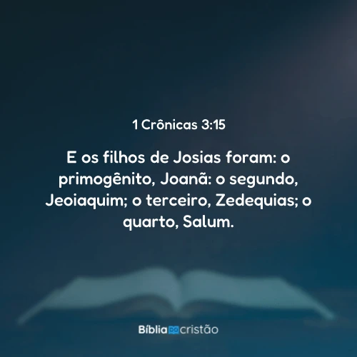 1 Crônicas 3:15
