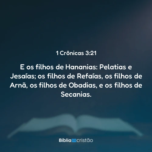 1 Crônicas 3:21
