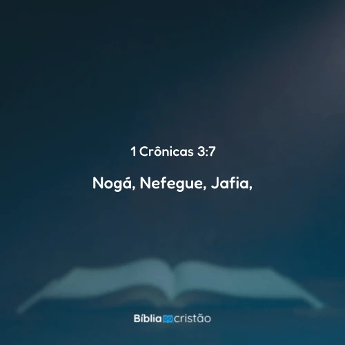 1 Crônicas 3:7