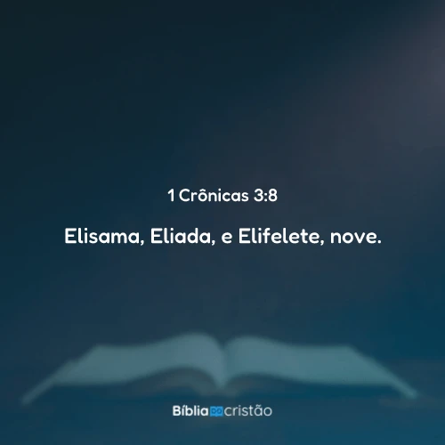 1 Crônicas 3:8