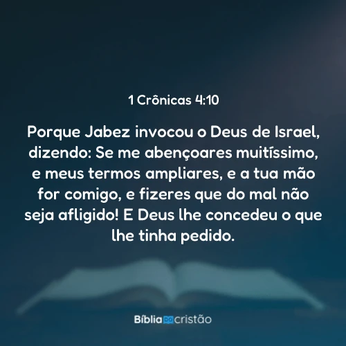 1 Crônicas 4:10