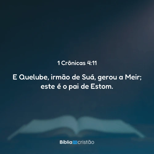 1 Crônicas 4:11