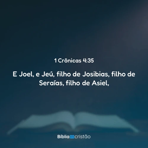 1 Crônicas 4:35