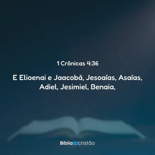 1 Crônicas 4:36