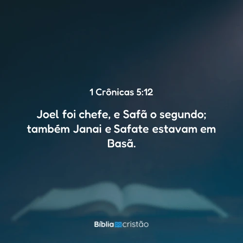 1 Crônicas 5:12
