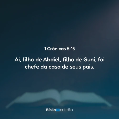 1 Crônicas 5:15