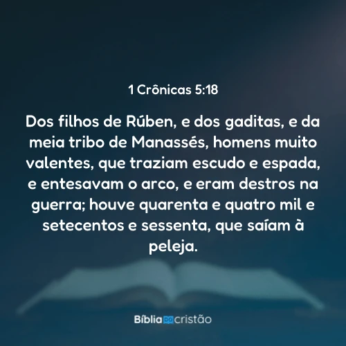 1 Crônicas 5:18