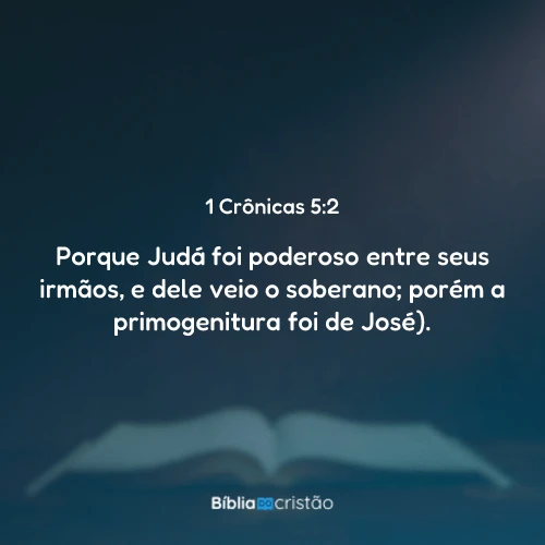 1 Crônicas 5:2