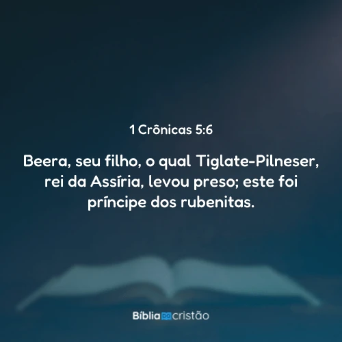 1 Crônicas 5:6