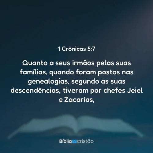 1 Crônicas 5:7