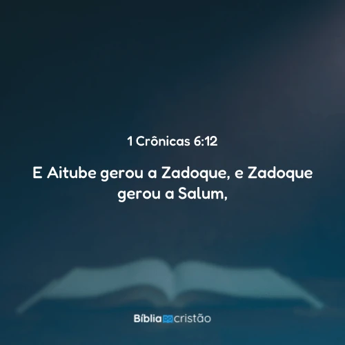 1 Crônicas 6:12