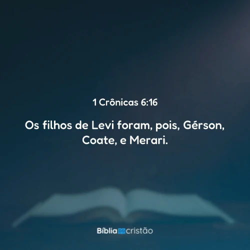 1 Crônicas 6:16
