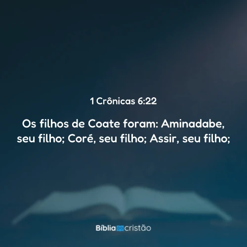 1 Crônicas 6:22