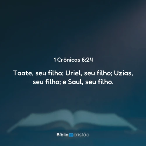 1 Crônicas 6:24