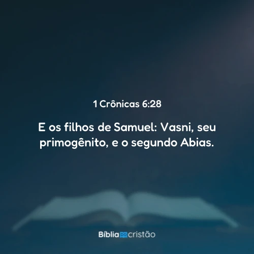 1 Crônicas 6:28