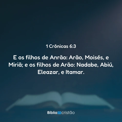 1 Crônicas 6:3