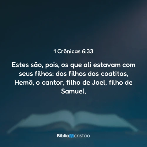1 Crônicas 6:33